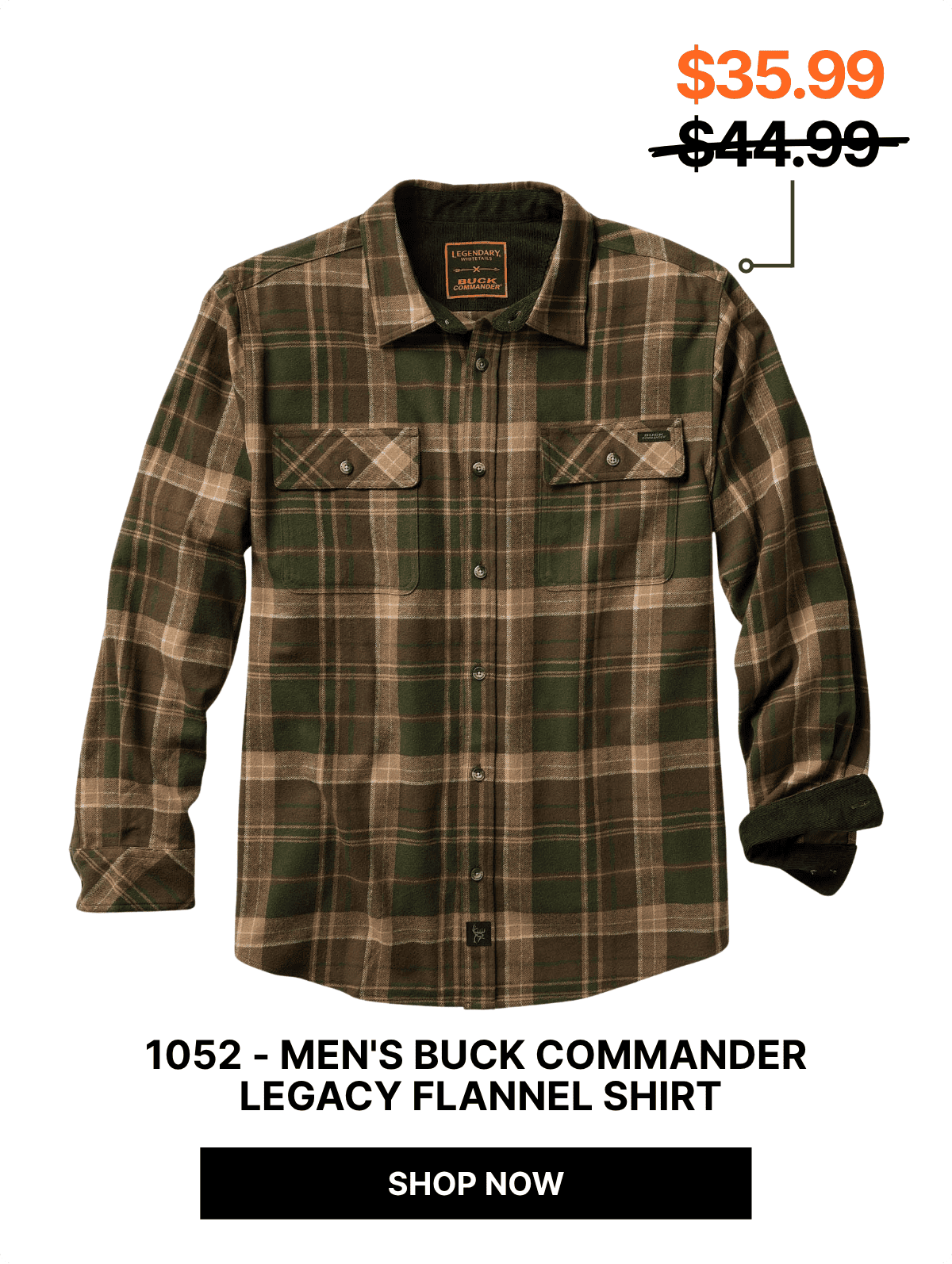Men's Buck Commander Legacy Flannel Shirt
