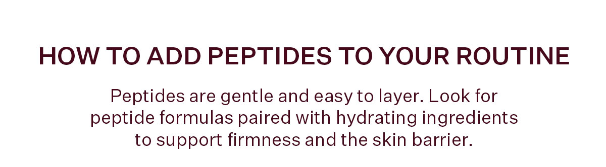 How to Add Peptides to Your Routine