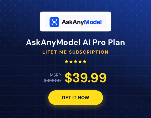 AskAnyModel AI Pro Plan: Lifetime Subscription