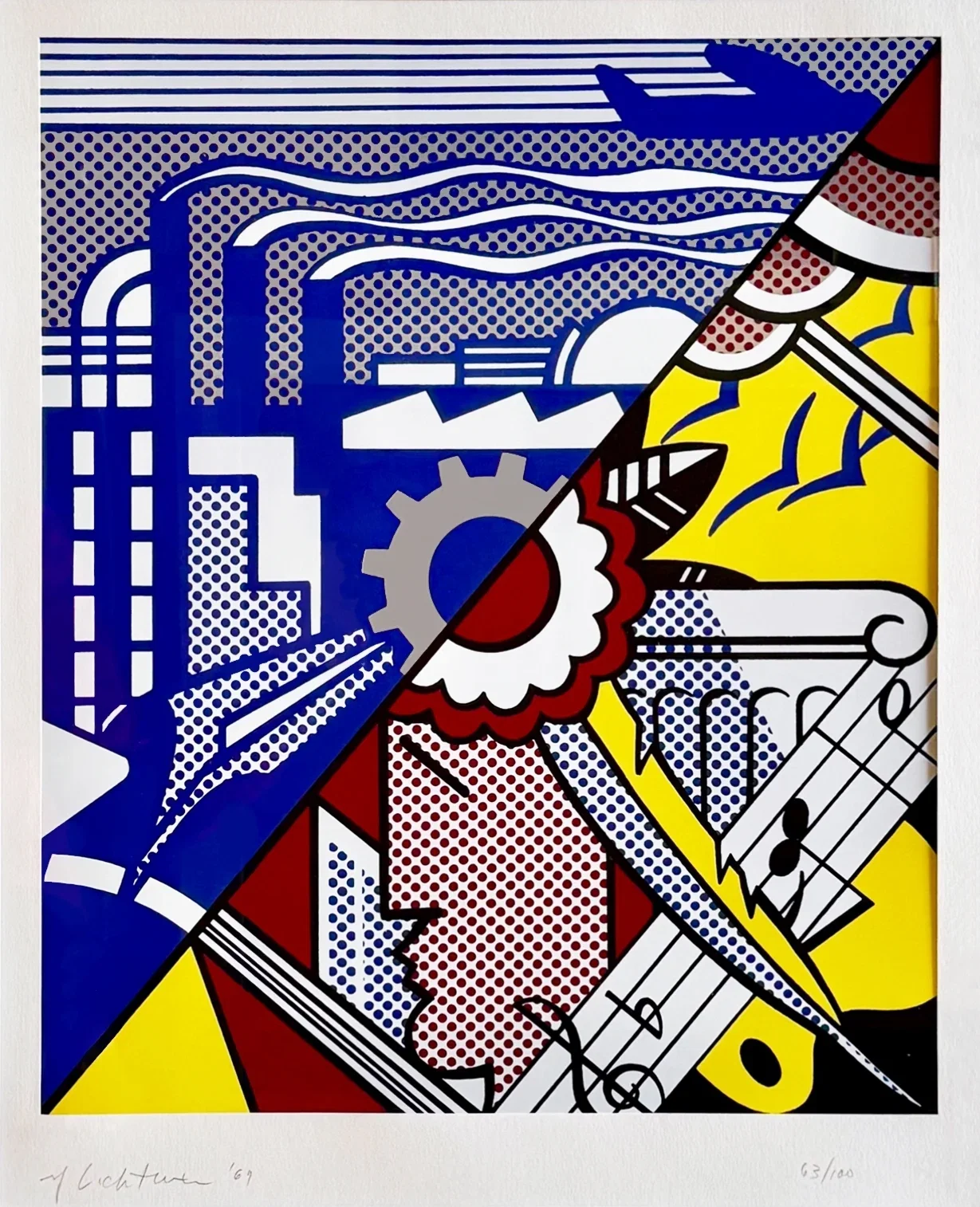Roy Lichtenstein, Industry and the Arts (I), 1969