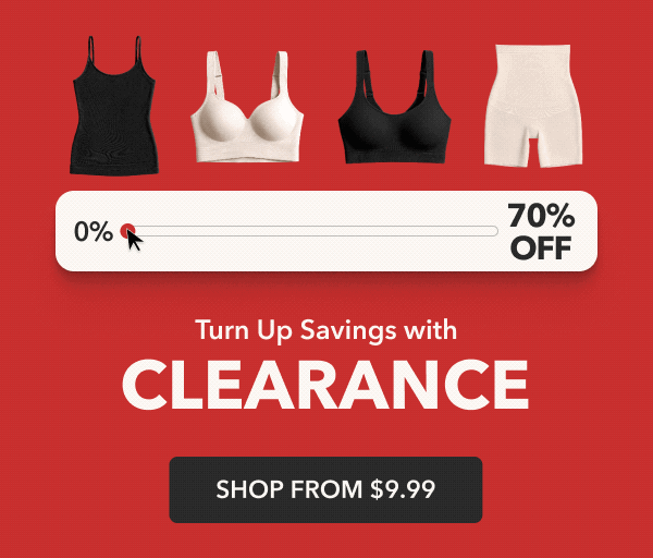 Turn Up Savings with CLEARANCE
