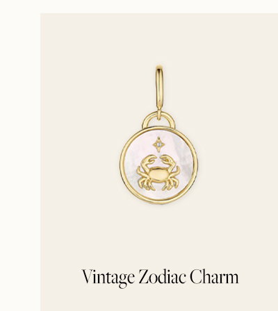 Vintage Zodiac Charm