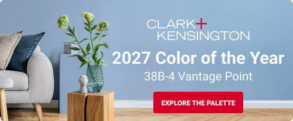 Clark+Kensington 2027 Color of the Year
38B-4 Vantage Point

EXPLORE THE PALETTE