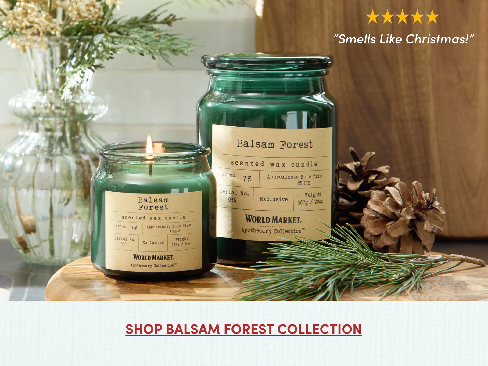 Smells Like Christmas! Shop Balsam Forest Collection
