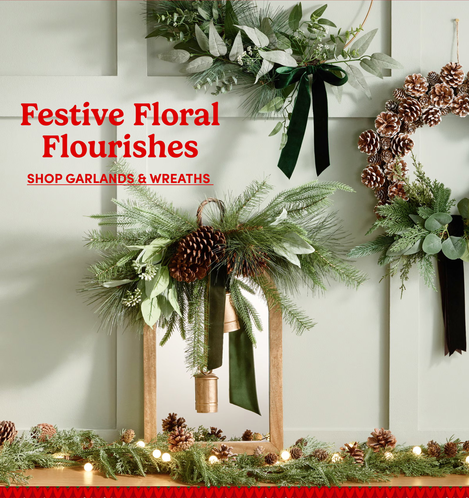 Festive Floral Flourishes Shop Garlands & Wreaths