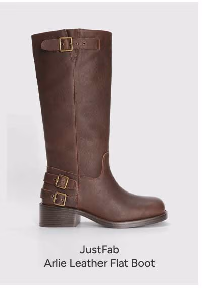 Arlie Leather Flat Boot