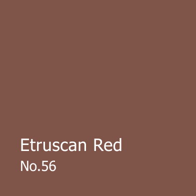 Square swatch of Etruscan Red