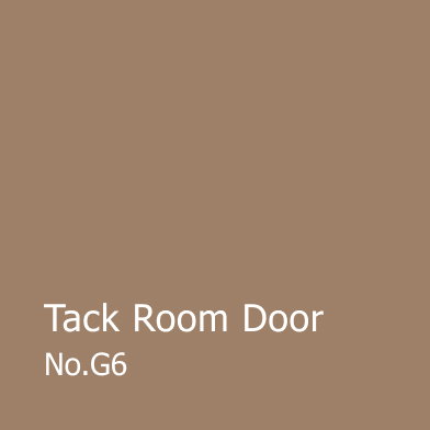 Square swatch of Tack Room Door