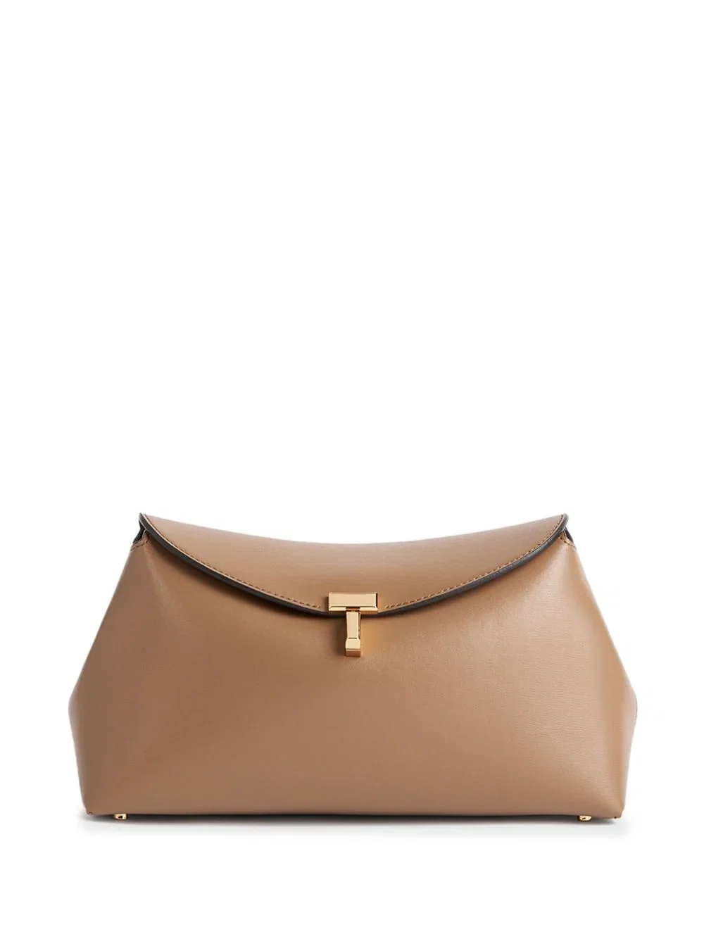 Image of Toteme Women T-Lock Leather Clutch