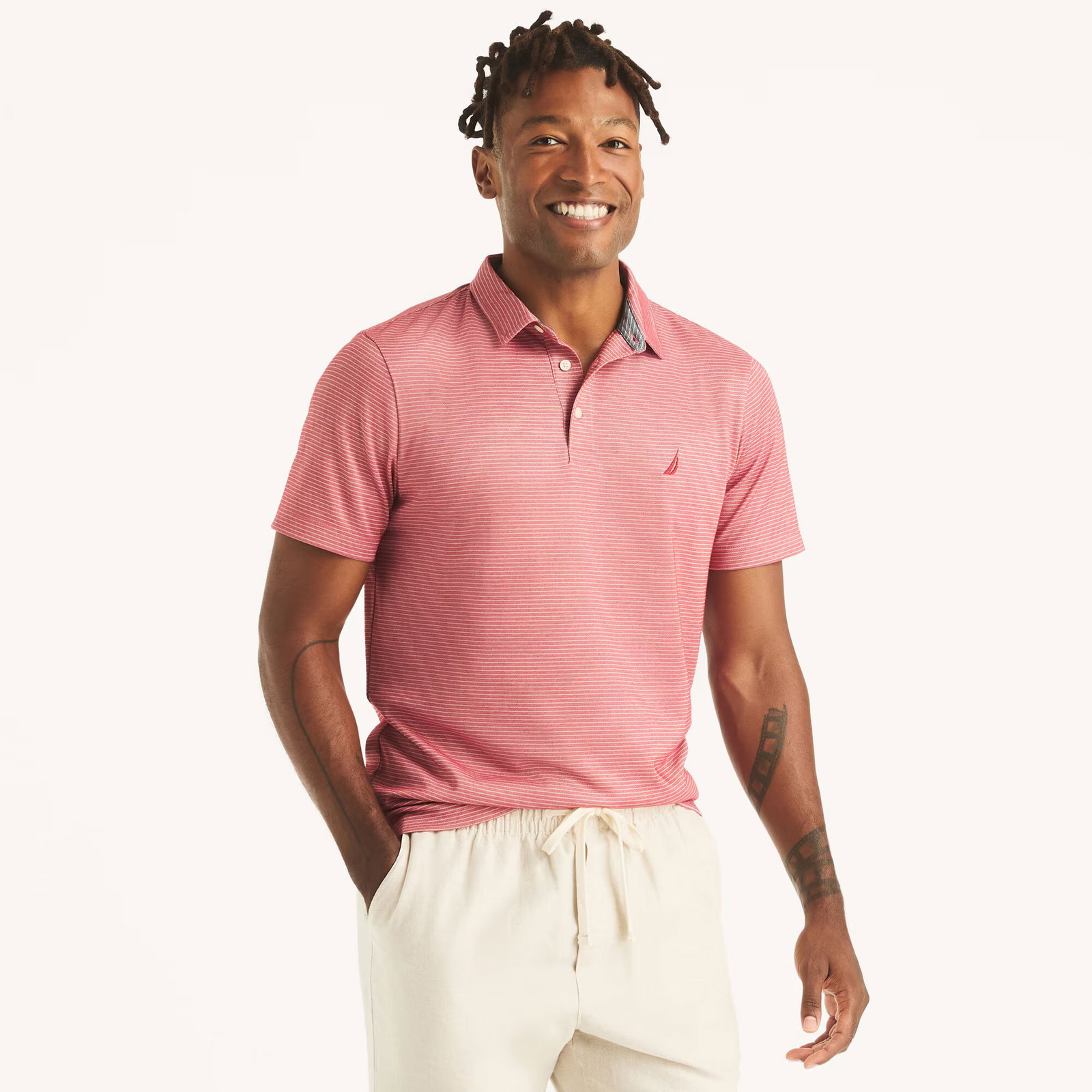 Image of Navtech Striped Polo