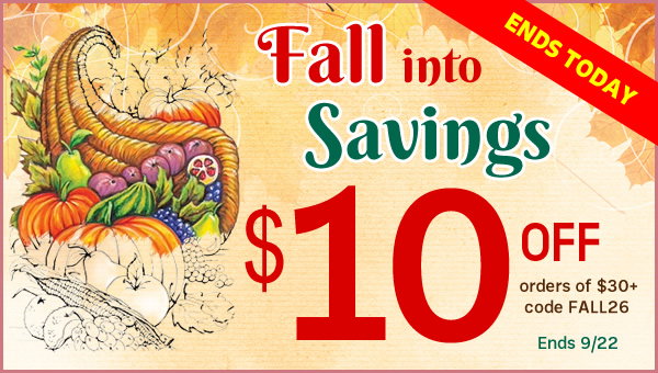 Fall Into Savings! $10 Off Your Order