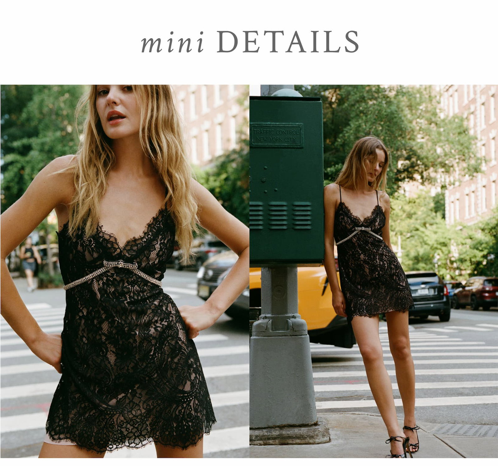 THE LACE EDIT Sheer where it counts, beaded where it matters. Lace made to be worn right now, not saved for someday.