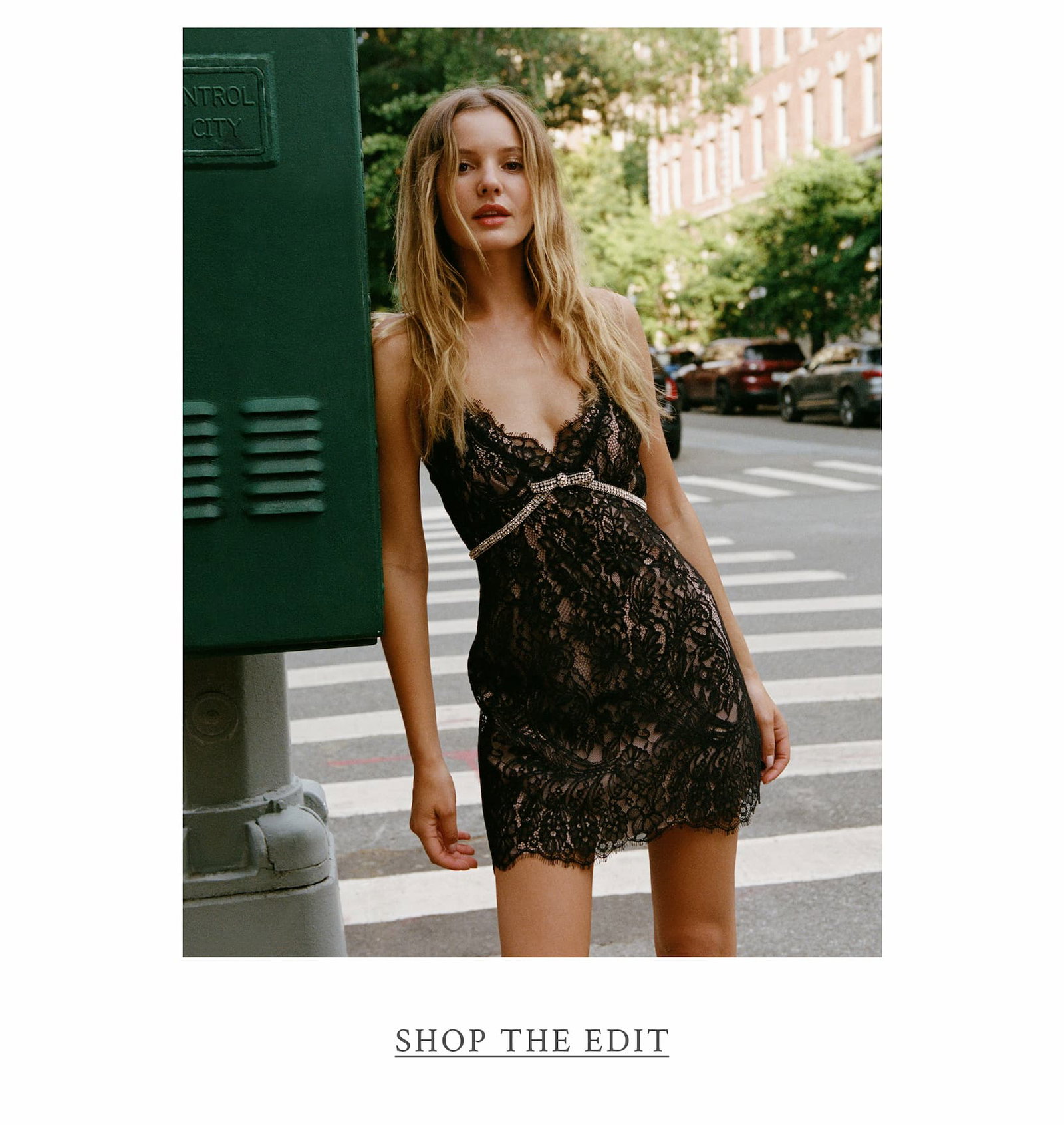 THE LACE EDIT Sheer where it counts, beaded where it matters. Lace made to be worn right now, not saved for someday.