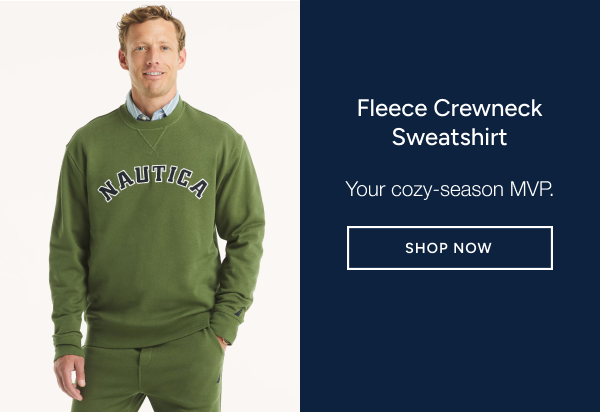 Shop fleece crewneck sweatshirt