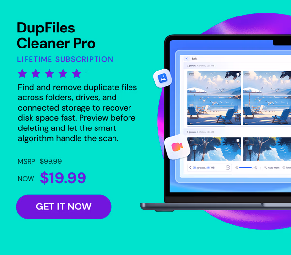 DupFiles Cleaner Pro Lifetime Subscription