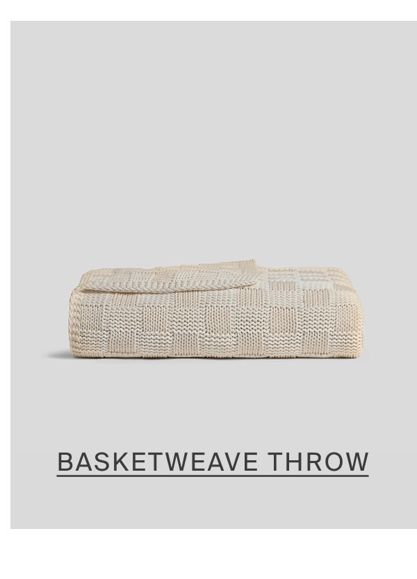 basketweave throw