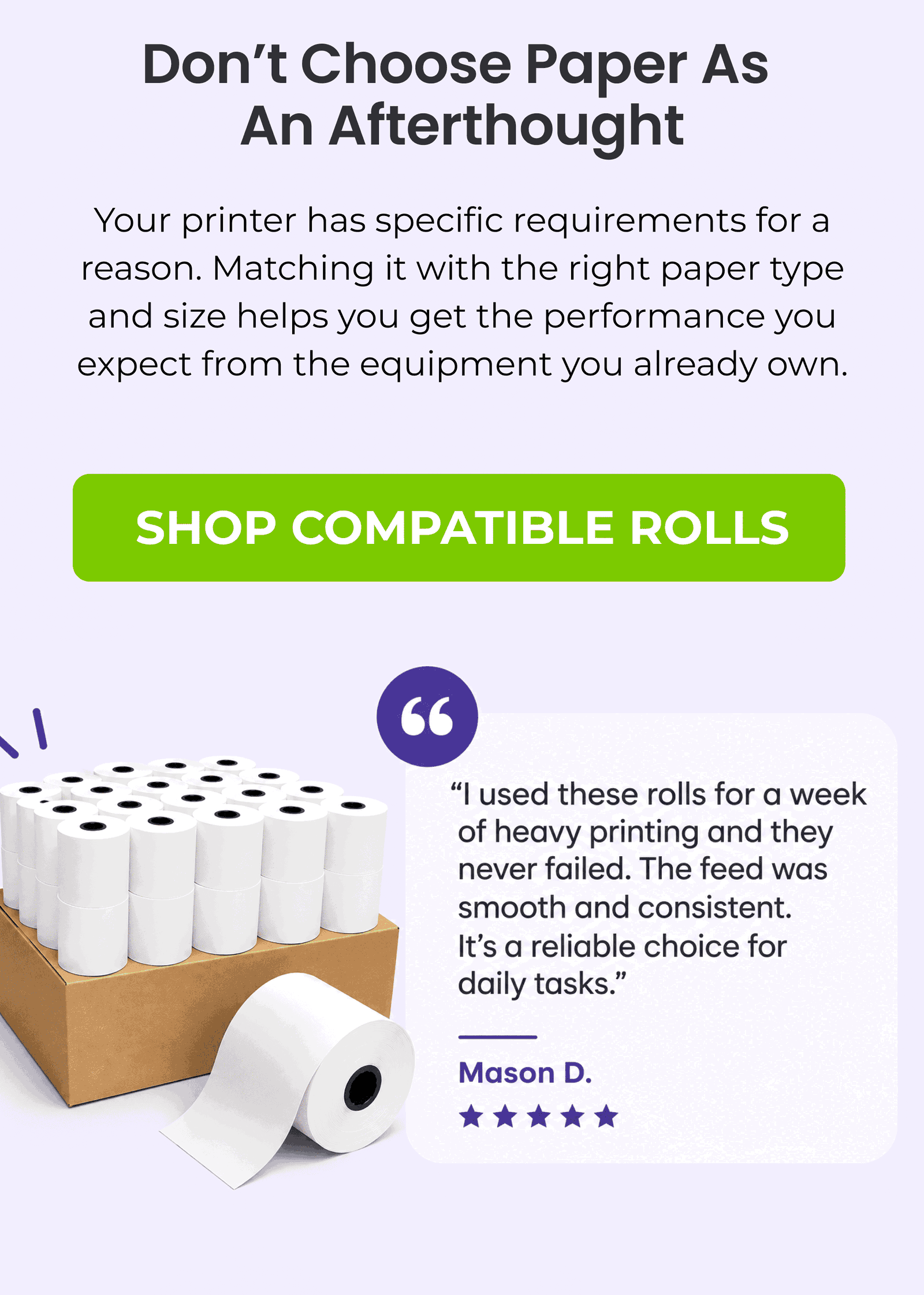Shop Thermal Paper Rolls