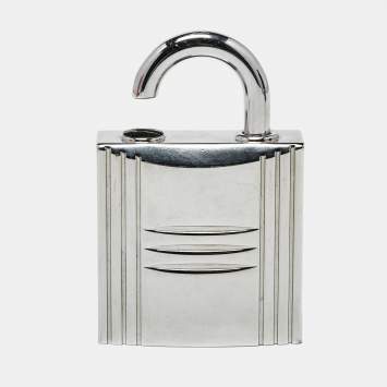 Hermès Padlock Silver Tone Re