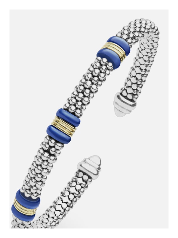 Ultramarine Ceramic Versa Torque Bracelet