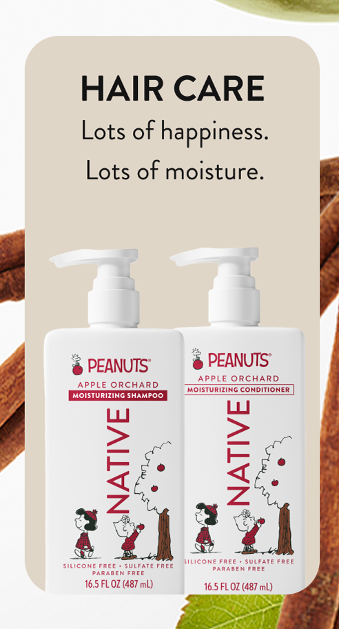 Hair care. Lots of happiness. Lot of moisture. 