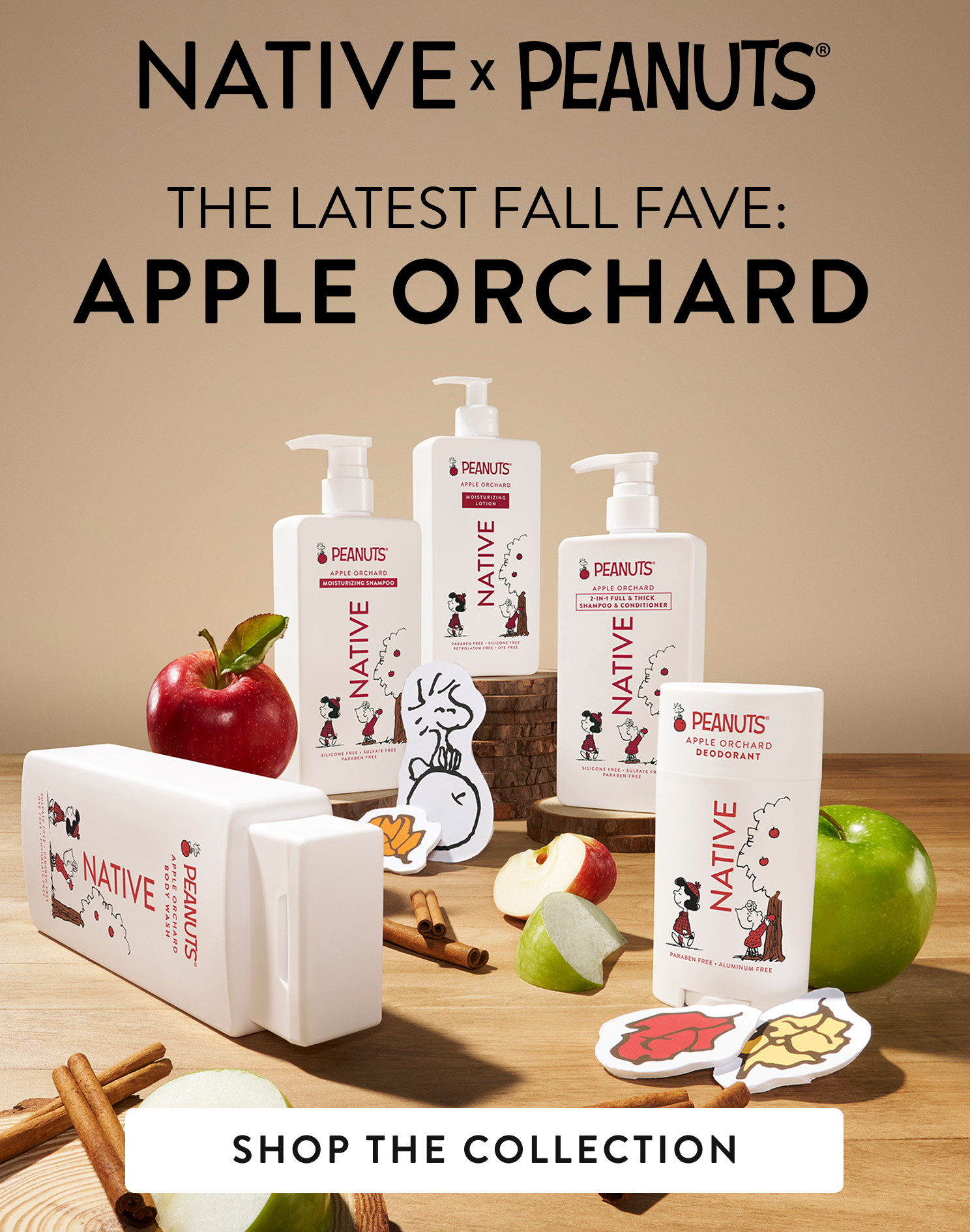 Native X Peanuts. The Latest fall fave: Apple Orchard. Shop the collection.