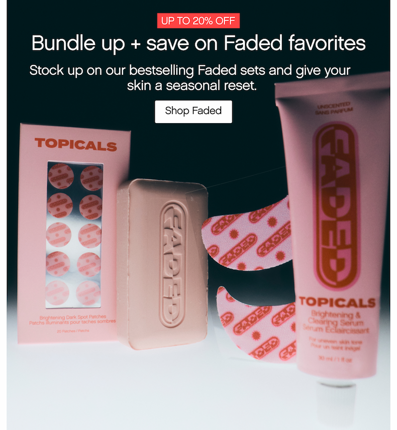 Bundle up + save on Faded favorties 