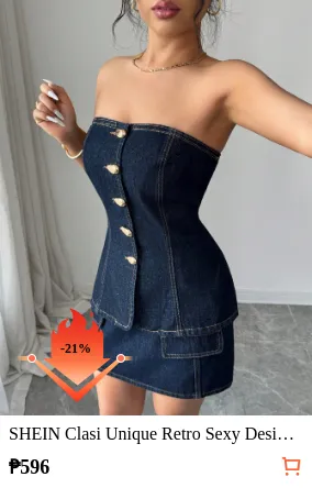 SHEIN Clasi Unique Retro Sexy...