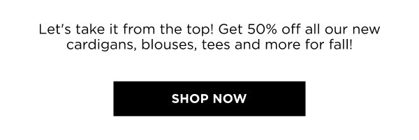 Shop Tops including Sweaters