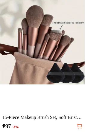 15-Piece Makeup Brush Set Soft...