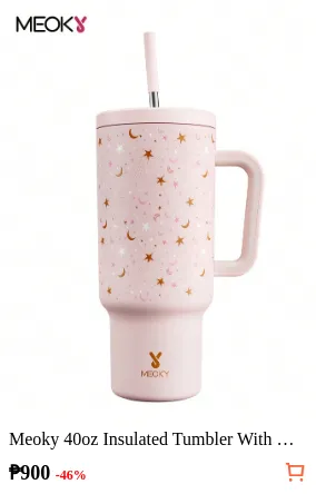 Meoky 40oz Insulated Tumbler With...