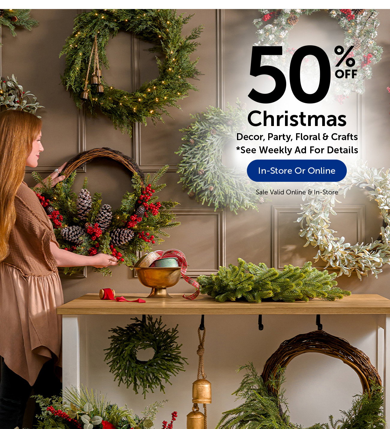 50% Off Christmas - Select Categories