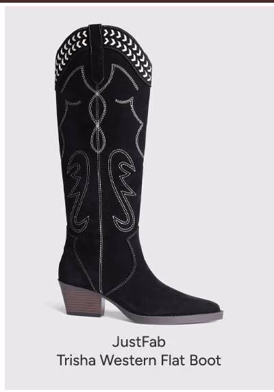 Trisha Western Flat Boot