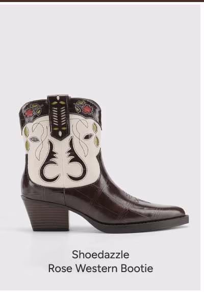 Rose Western Bootie