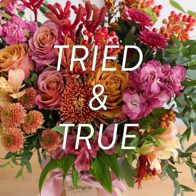 Just Right bouquet - the perfect one for every occasion  · Fall Guy Just Right - $89