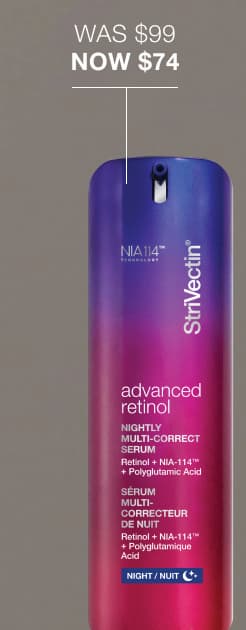 Shop StriVectin Advanced Retinol Nightly Multi-Correct Serum now $74