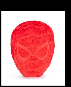 Spider-Man Red Mask Plush Pillow