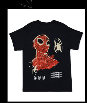 Spider-Man Chalk Sketch T Shirt