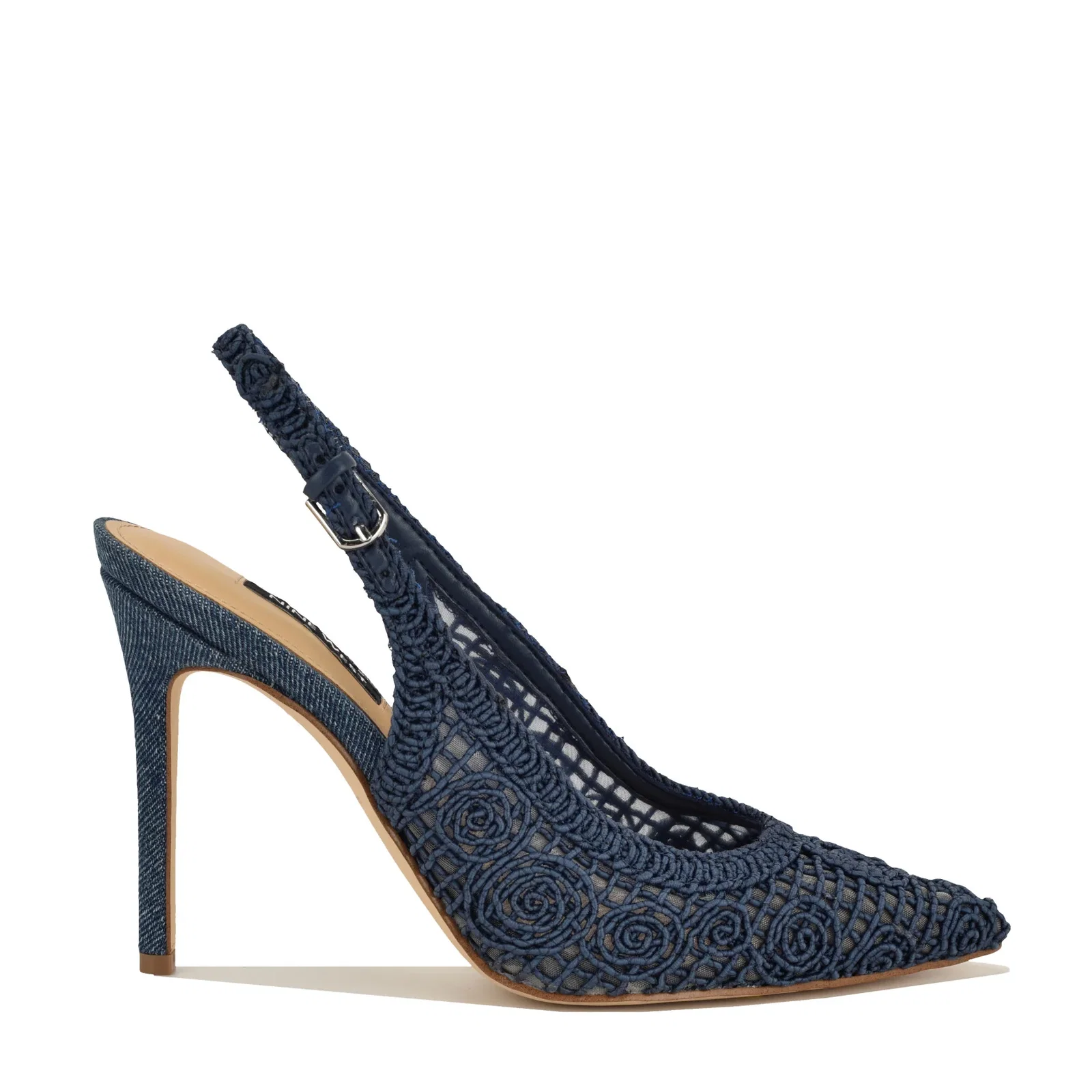 Image of Fantels Woven Slingback Pumps