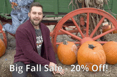 Big Fall Sale - 20% off!