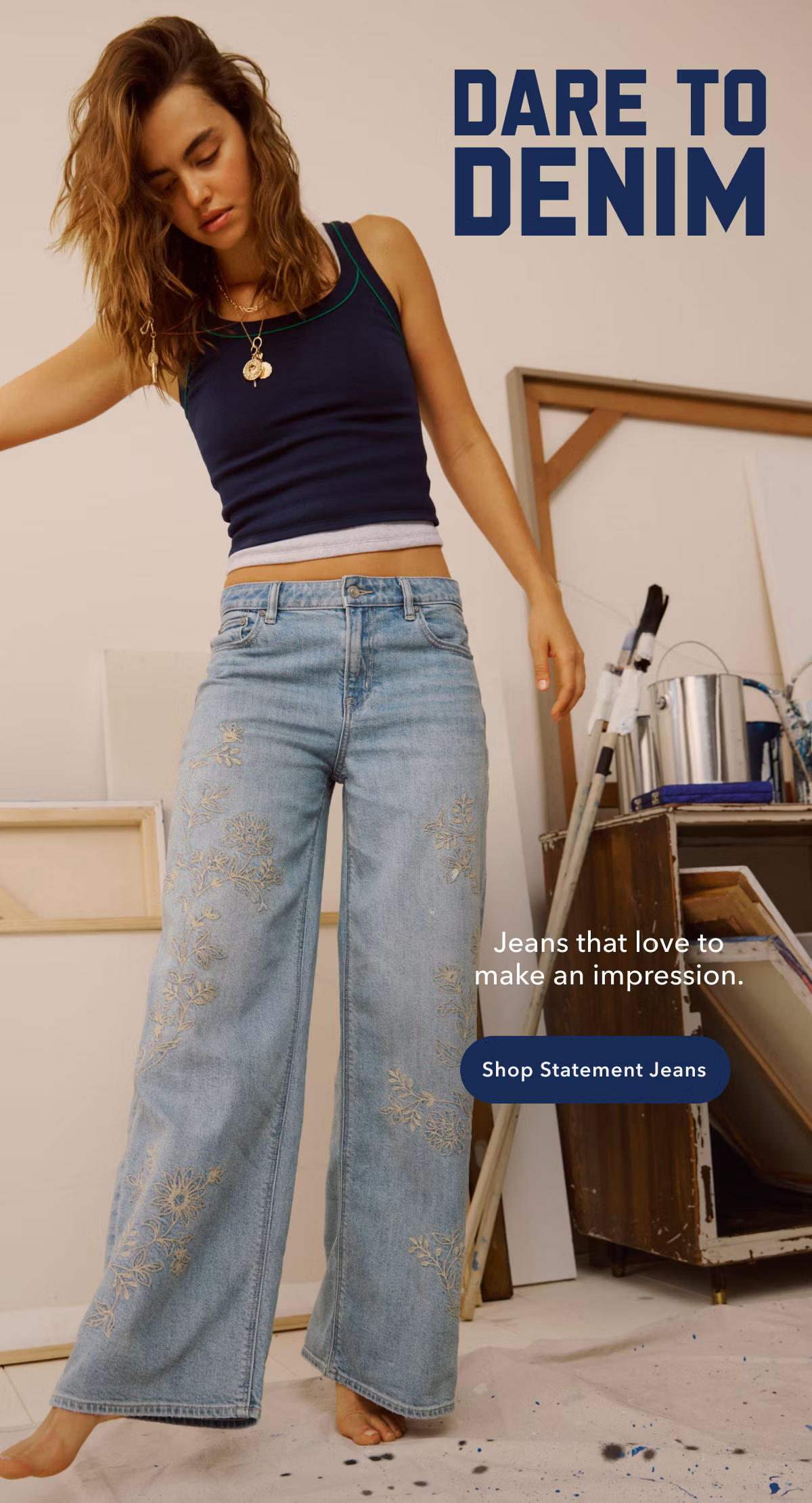 Dare To Denim | Jeans that love to make an impression. | Shop Statement Jeans