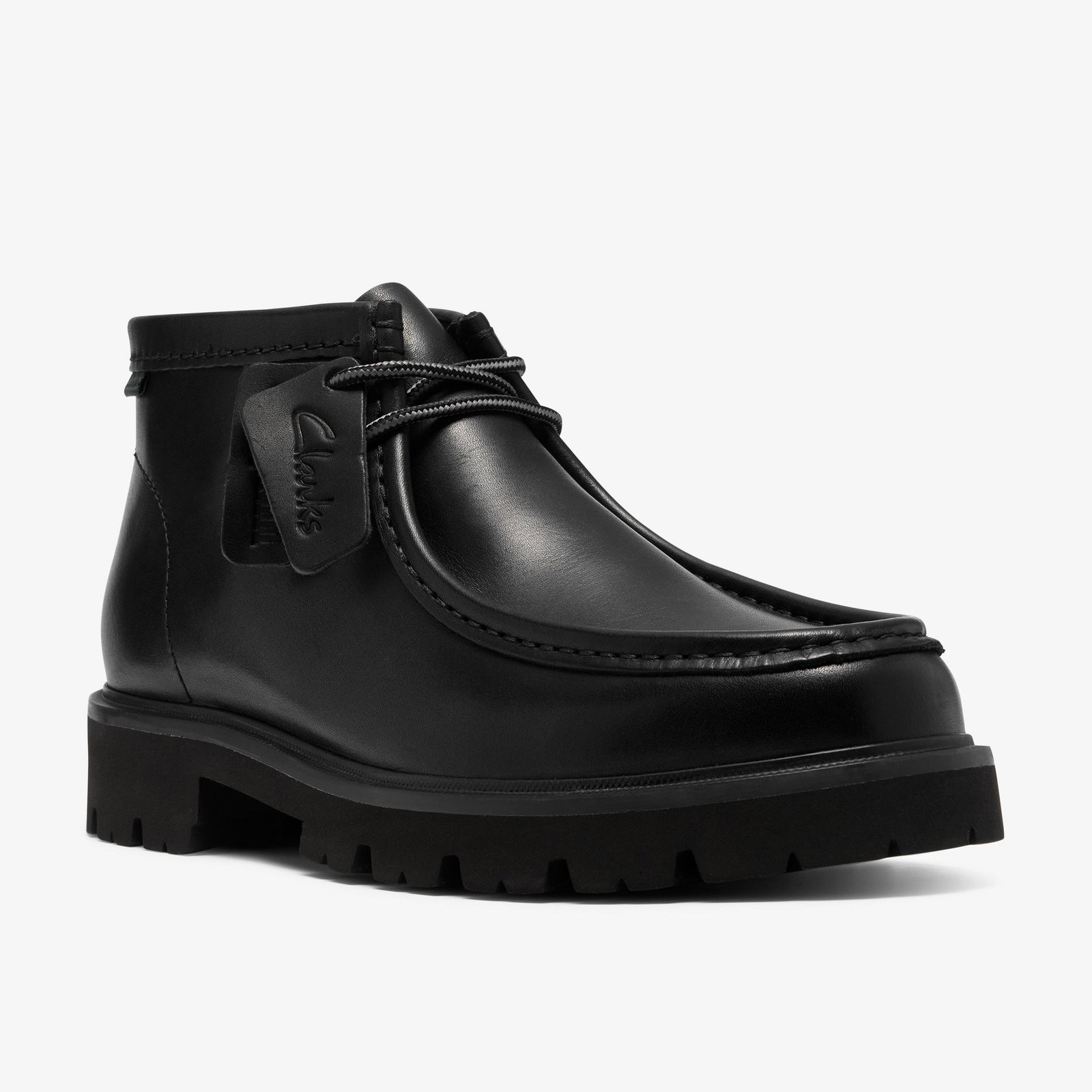 Shop Cleyhill Top Black Leather