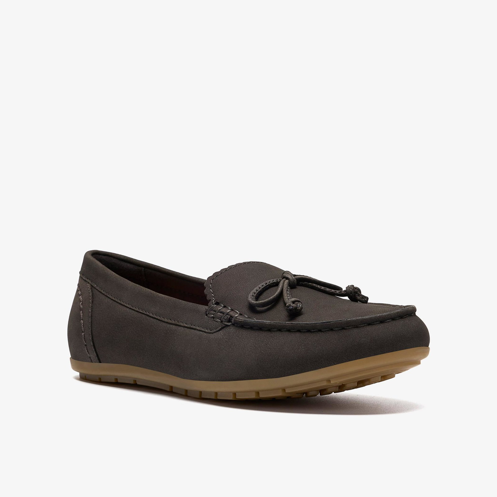 Shop Elliotte Sail Dark Grey Leather