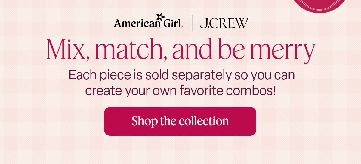 Mix, match, and be merry. Each piece is sold separately so you can create your own favorite combos! Shop the collection 