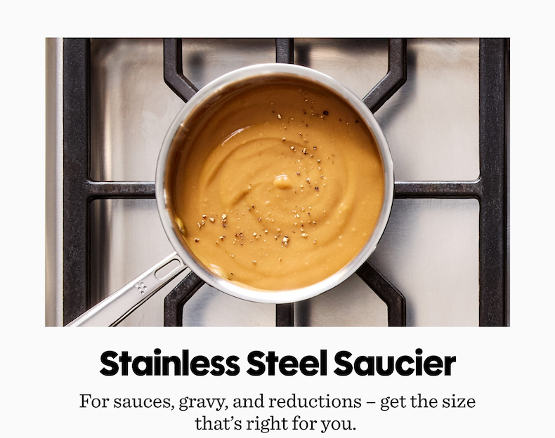 Stainless Steel Saucier