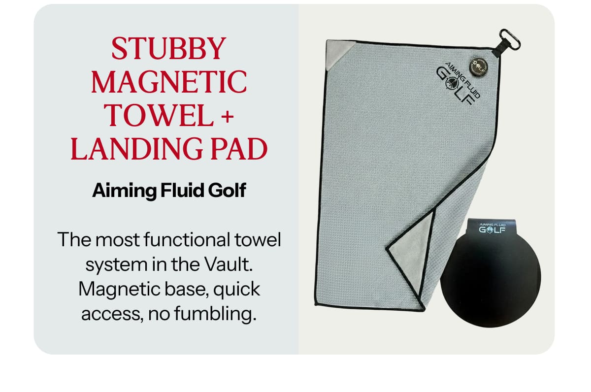 STUBBY MAGNETIC TOWEL + LANDING PAD