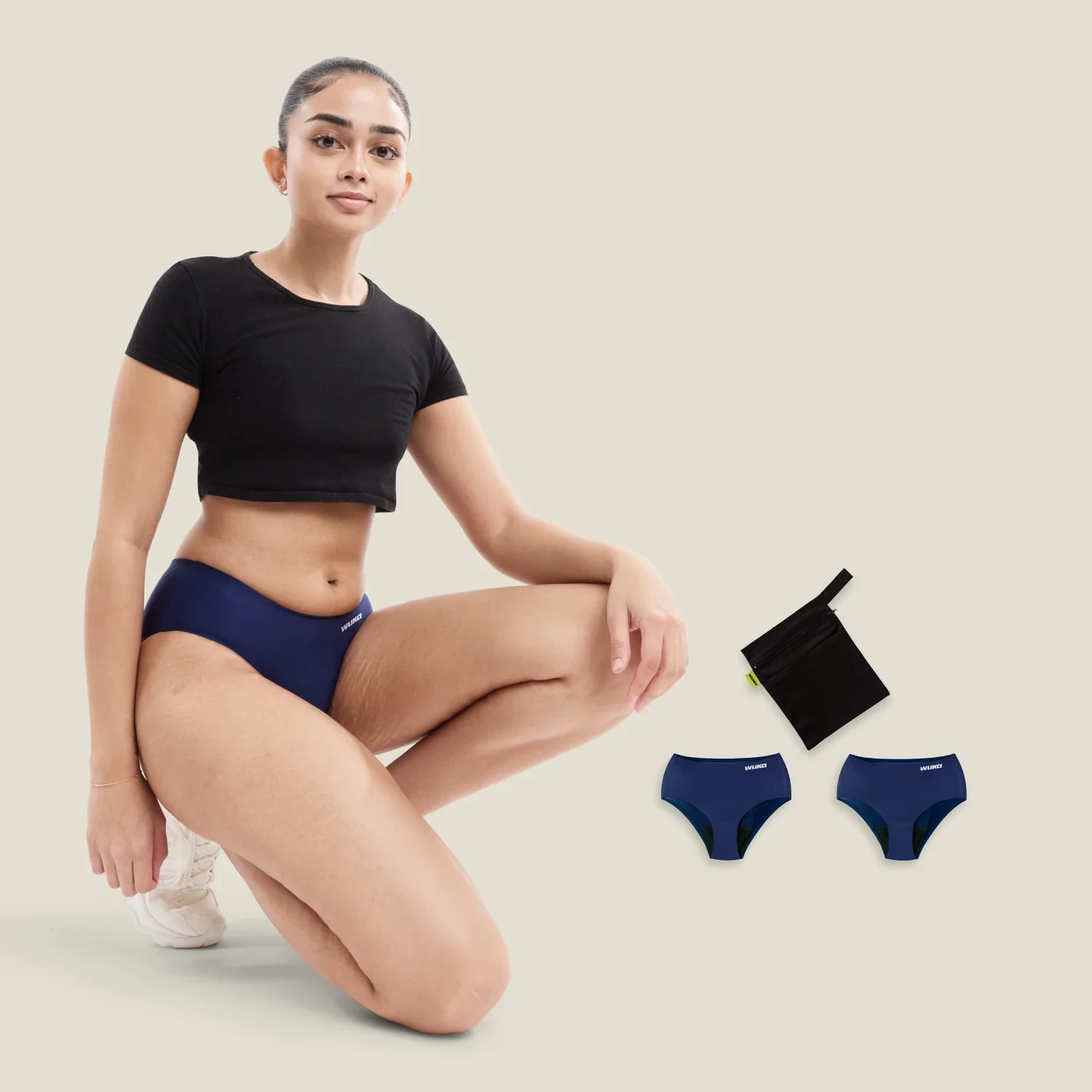 Image of WUKA Period School Set - 1 Day & Night - Super - Navy