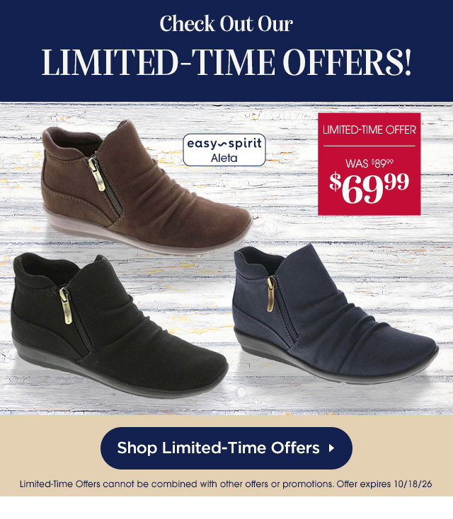 Shop Limited-Time Offers - Including Easy Spirit