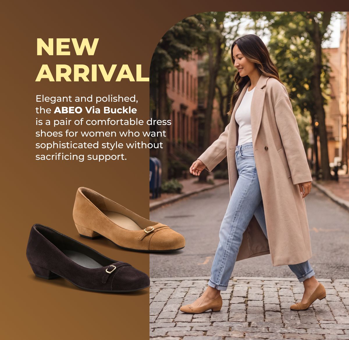 New Arrival ABEO Via Buckle