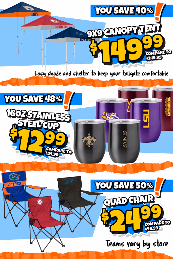 Tailgate items