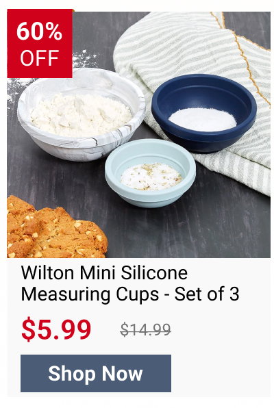 Wilton Mini Silicone Measuring Cups - Set of 3